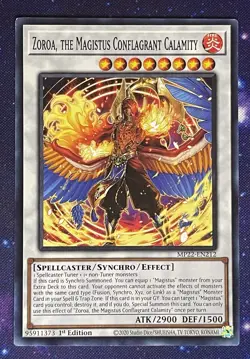 Yu-Gi-Oh! TCG, Zoroa, the Magistus Conflagrant Calamity, MP22-EN212 1stEd Common - Image 1