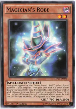 Yugioh - Magician's Robe MP17-EN073 1st Edition - 2017 Mega-Tins Mega Pack - Image 1