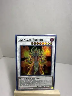Yu-Gi-Oh! Lavalval Exlord LIOV-EN037 1st Edition Warrior Synchro Effect ATK/290. - Image 1