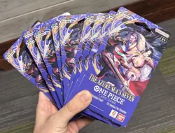 One Piece TCG The Azure Sea’s Seven OP-14 Sleeved Booster Pack Lot Of 10 Sealed - Image 1