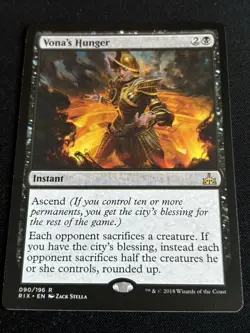 1x Vona's Hunger - Rivals of Ixalan (RIX) Magic MTG - Image 1