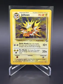 Jolteon 04/64 Holo Unlimited Lightly Played Jungle Pokemon Card TCG - Image 1