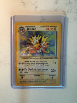 Jolteon 04/64 Holo Unlimited Lightly Played Jungle Pokemon Card TCG - Image 1