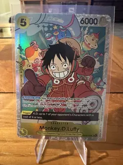 One Piece 500 Years In The Future Monkey D Luffy OP07-109 SR - Image 1