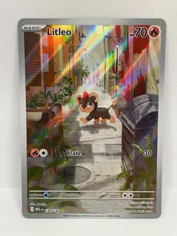 Litleo Illustration Rare Pokemon TCG Mega Evolutions 139/132 - Image 1