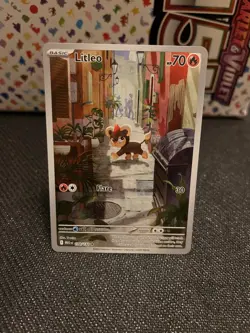 Litleo 139/132 Illustration Rare Pokemon Card Mega Evolutions - English TCG - Image 1