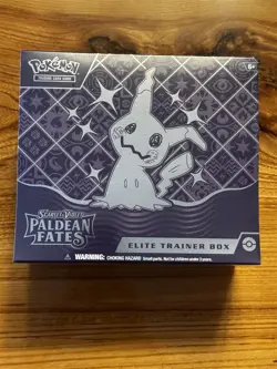 POKEMON TCG SCARLET & VIOLET PALDEAN FATES ETB ELITE TRAINER BOX FACTORY SEALED - Image 1