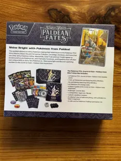 POKEMON TCG SCARLET & VIOLET PALDEAN FATES ETB ELITE TRAINER BOX FACTORY SEALED - Image 2