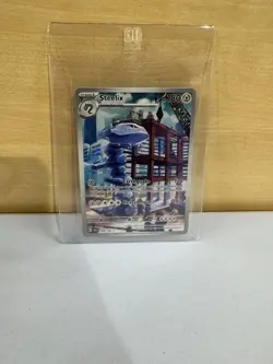 Steelix Illustration Rare Paradox Rift Pokemon Card 208/182 EX-NM Condition - Image 4
