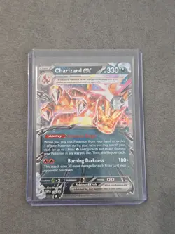 Pokemon TCG Scarlet & Violet Promo Charizard EX 196 NM Holo Card - Image 1