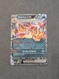 Pokemon TCG Scarlet & Violet Promo Charizard EX 196 NM Holo Card - Image 2