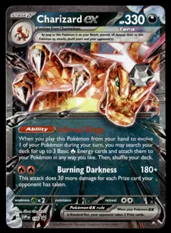 Charizard ex - Promo Holo SV: Scarlet & Violet Promo Cards 196 NM Pokemon TCG - Image 1