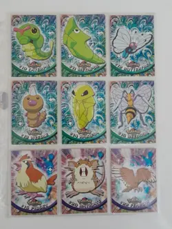 POKEMON TV SERIES 1 BASE CARDS SINGLE SELECTION - 1st PRINT BLUE TOPPS LOGO - Image 1