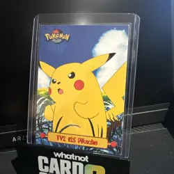 Topps Pokemon Series 1 TV2 #25 Pikachu Non Holo NM - Image 1
