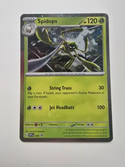 Pokemon Spidops Promo 009 Sv: Scarlet & Violet Promo Cards Holo - Image 1