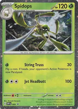 Spidops - Promo SV: Scarlet & Violet Promo Cards 009 NM Holo - Image 1
