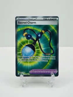🔥Pokemon TCG-Sacred Charm-122/094-Me02: Phantasmal Flames-Full Art-Holo-M/NM!🔥 - Image 1