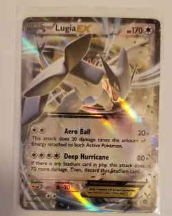 Lugia EX - 68/98 - Pokemon Ancient Origins XY Ultra Rare Card NM - Image 1