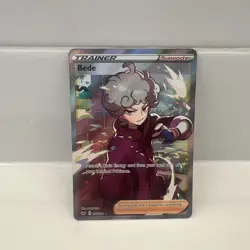 Bede 199/202 Full Art Trainer Sword & Shield Ultra Rare Pokemon Card Near Mint - Image 1