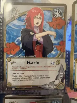 Naruto Shippuden CCG Karin Akatsuki Rogue Ninja Card 1245 - Image 1