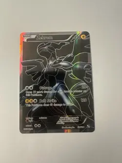 Zekrom 114/114 Black & White Base Full Art Holo Ultra Rare Pokemon Card NM - Image 1