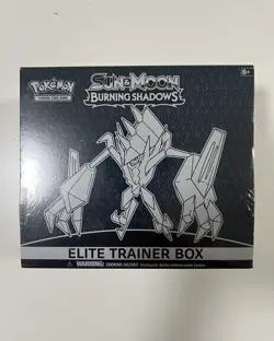 Burning Shadows Elite Trainer Box Sun & Moon Sealed Pokemon Card | English | UK - Image 1