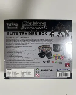 Burning Shadows Elite Trainer Box Sun & Moon Sealed Pokemon Card | English | UK - Image 2