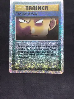 Pokemon Cards: Legendary Collection Reverse Holo: The Boss's Way 105/110 - Image 2