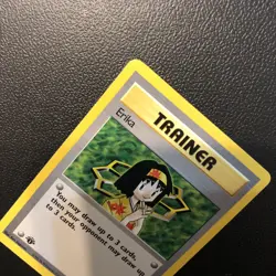 Erika 100/132 Gym Heroes Rare First Edition Pokemon Card NM Condition - Image 5