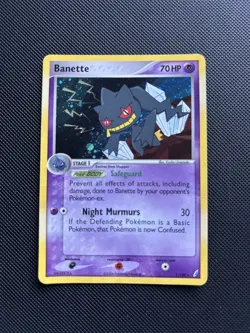 Pokemon Card EX Crystal Guardians Holo Banette 1/100 - Image 1