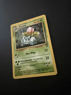 Ivysaur 44/130 | Base Set 2 | Non Holo Pokemon Card - Image 3