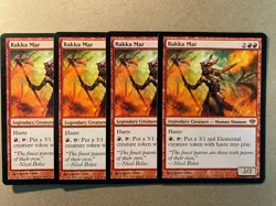 MTG 4x Rakka Mar Conflux Modern Magic the Gathering Card x4 NM - Image 1