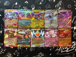 Pokemon TCG Phantasmal Flames Complete Double Rare EX Bundle (All 10 Cards) - Image 1