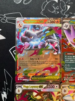 Pokemon TCG Phantasmal Flames Complete Double Rare EX Bundle (All 10 Cards) - Image 2