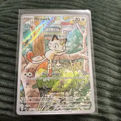 Meowth 106/094 Phantasmal Flames English Pokemon Card TCG NM Condition - Image 1