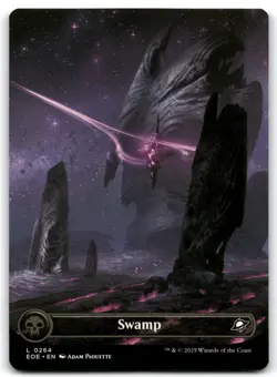 Swamp (0264) (Borderless) 264 Edge of Eternities Lightly played - Image 1