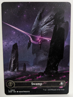Swamp (0264) Edge of Eternities EOE Land, Magic MtG, Full Art, Regular NM! - Image 1