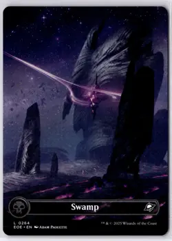 Swamp (0264) (Borderless) Edge of Eternities Regular NM L 0264 - Image 1