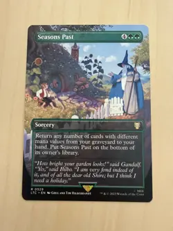 Seasons Past Borderless Lord of the Rings Middle-Earth LOTR MTG Regular Non-foil - Image 1