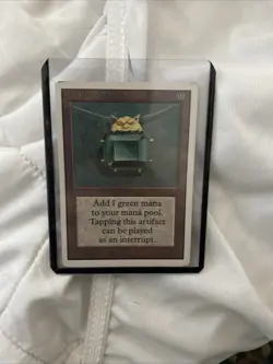 MTG Unlimited Mox Emerald - See Pictures For Condition - Image 1