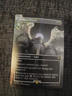 Brilliant Wings (Borderless) Commander: Final Fantasy Foil - Image 1