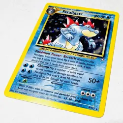 2000 Pokemon Neo Genesis 4/111 Feraligatr Holo Unlimited Rare NM !! - Image 3