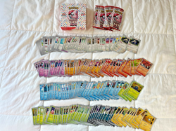Pokemon Japanese 151 Lot of 205 Cards with Empty BOX & Empty Booster Packs LP-NM - Image 1