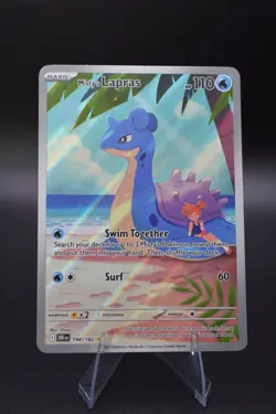 Pokemon TCG Misty's Lapras 194/182 Sv10: Destined Rivals Holo Near Mint Ungraded - Image 1