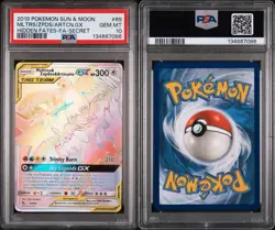 Pokemon Moltres Zapdos Articuno GX Secret Rare 69/68 Hidden Fates English PSA 10 - Image 3