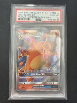 Pokemon TCG Charizard GX Holo Ultra Rare Psa 10 - Image 1