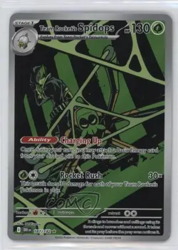 Team Rocket's Spidops Illustration Rare Pokemon Destined Rivals (DRI) #187 - Image 1