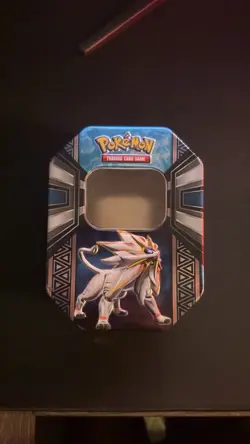 Pokemon Spring 2017 Legends of Alola Lunala GX Collector Tin EMPTY Collector Tin - Image 1