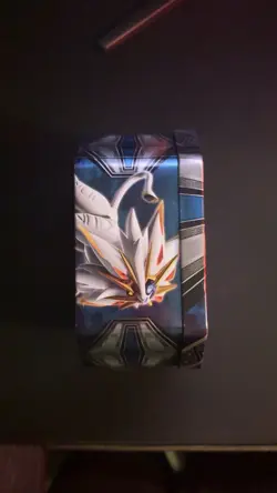 Pokemon Spring 2017 Legends of Alola Lunala GX Collector Tin EMPTY Collector Tin - Image 3