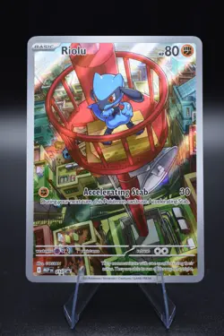 Pokemon TCG Riolu 010 Me: Mega Evolution Promo Holo Near Mint Ungraded - Image 1